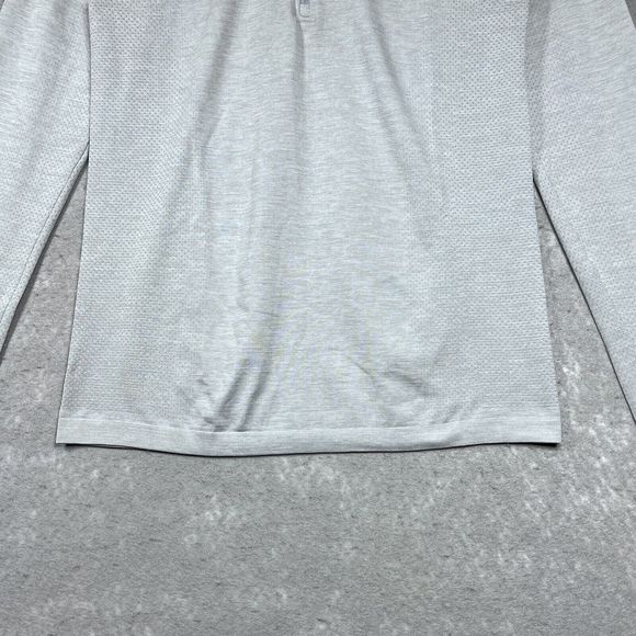 Nike Sweatshirt Womens Size Medium Gray Dri Fit Half Zip Pullover Jacket 2474 - Picture 5 of 14